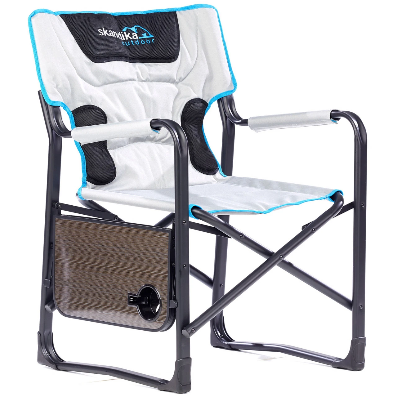 SKANDIKA Campingstuhl Deluxe Aus Polyester Mit Getränkehaltern Angelstuhl, Gartenstuhl, Klappst 6 SKANDIKA Campingstuhl Deluxe Aus Polyester Mit Getränkehaltern Angelstuhl, Gartenstuhl, Klappst – Bild 6