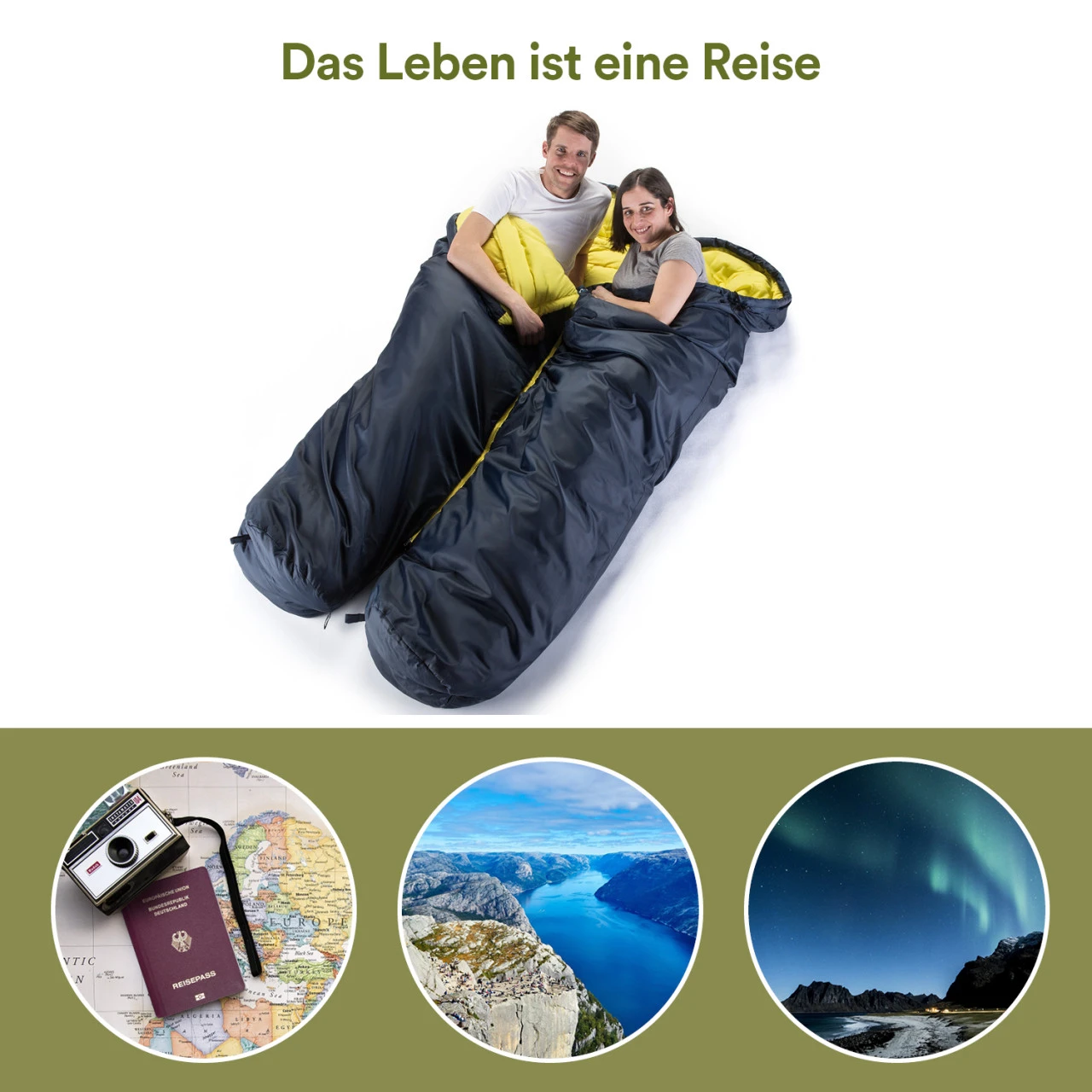 Skandika Mumienschlafsack Stornoway, RV Links 6 Skandika Mumienschlafsack Stornoway, RV Links – Bild 6