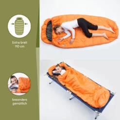 Skandika Mumienschlafsack Vegas, RV Rechts, Orange 11 Skandika Mumienschlafsack Vegas, RV Rechts, Orange -Skandika 4260300443884 PT05 1280x1280