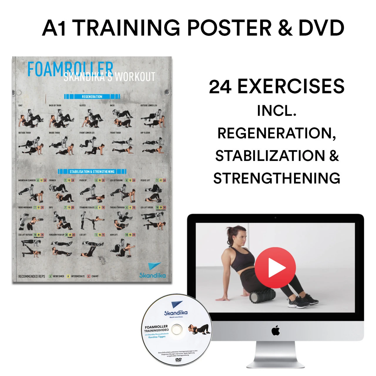 Skandika Faszienrolle 5 Skandika Faszienrolle – Bild 5