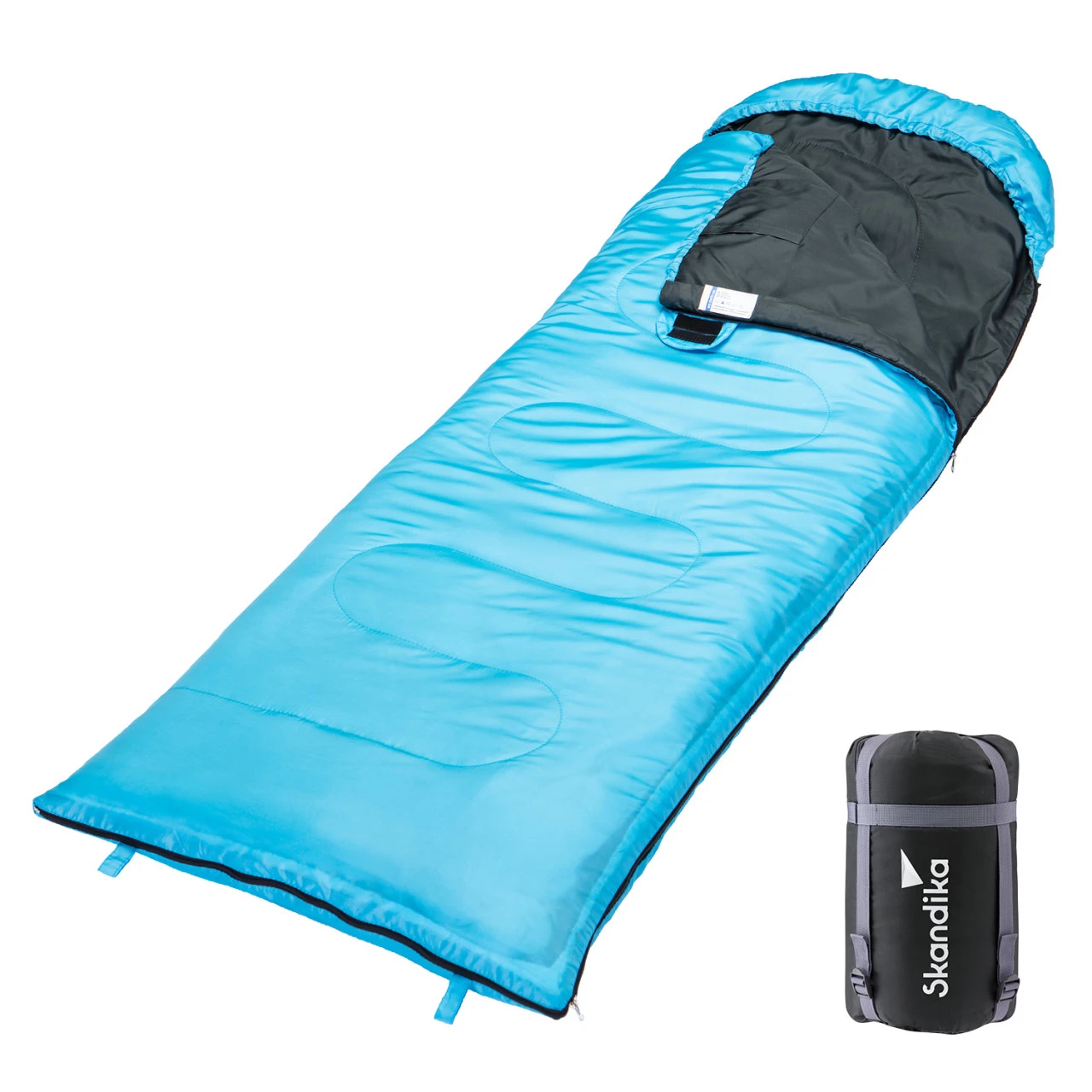 Skandika Schlafsack Skye, RV Links, Blau 2 Skandika Schlafsack Skye, RV Links, Blau – Bild 2