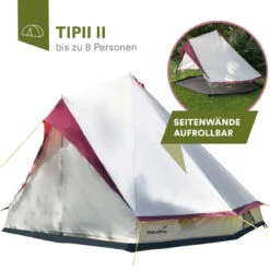 Skandika Tipii II Für 8 Personen, Beige -Skandika DE 16098 01 1280x1280