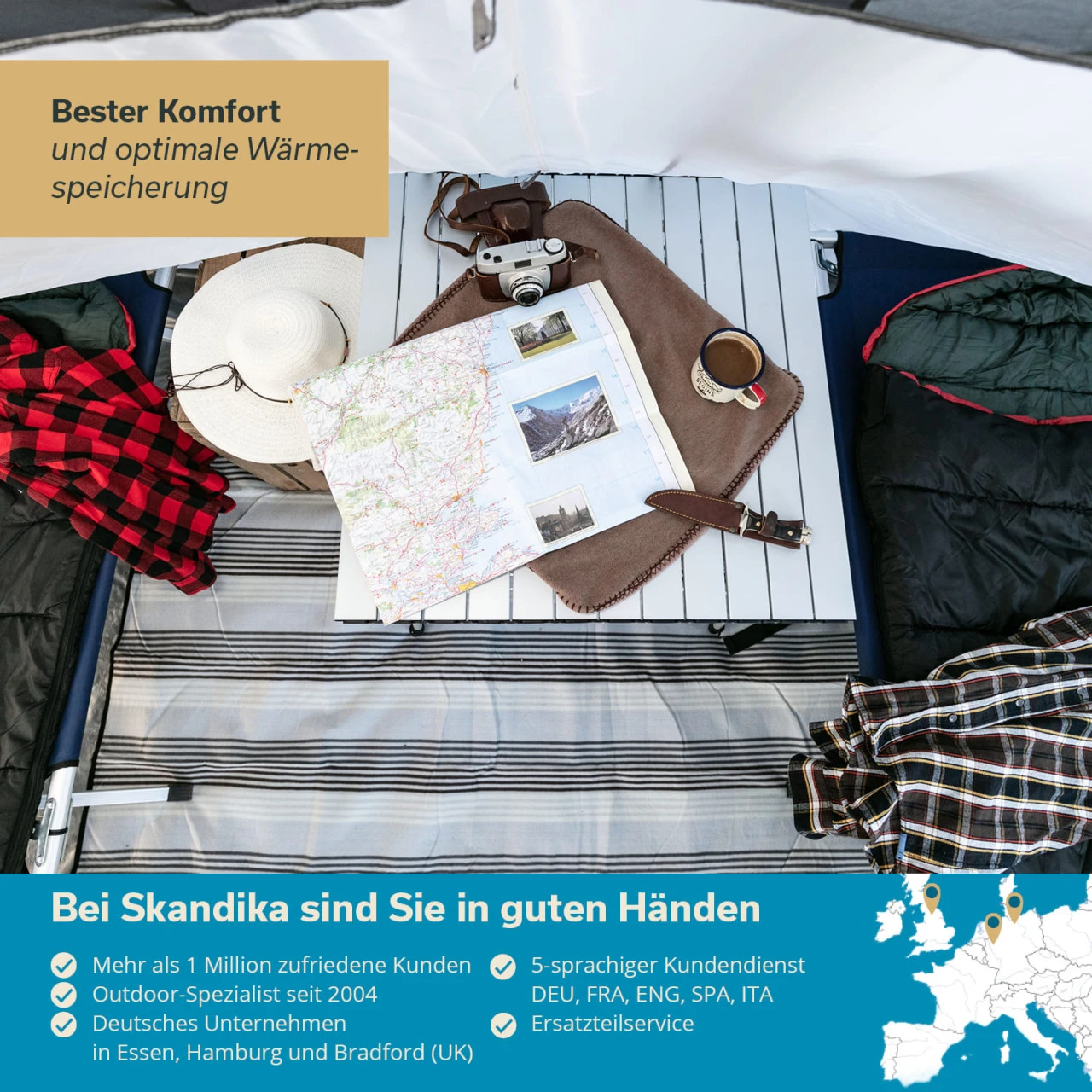 Skandika Mumienschlafsack Alaska, RV Rechts, Schwarz 5 Skandika Mumienschlafsack Alaska, RV Rechts, Schwarz – Bild 5