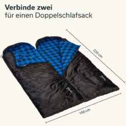 Skandika Deckenschlafsack Dundee, RV Rechts, Schwarz -Skandika DE 16135 05 1280x1280