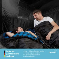 Skandika Deckenschlafsack Dundee, RV Links, Schwarz -Skandika DE 16135 06 1280x1280 1