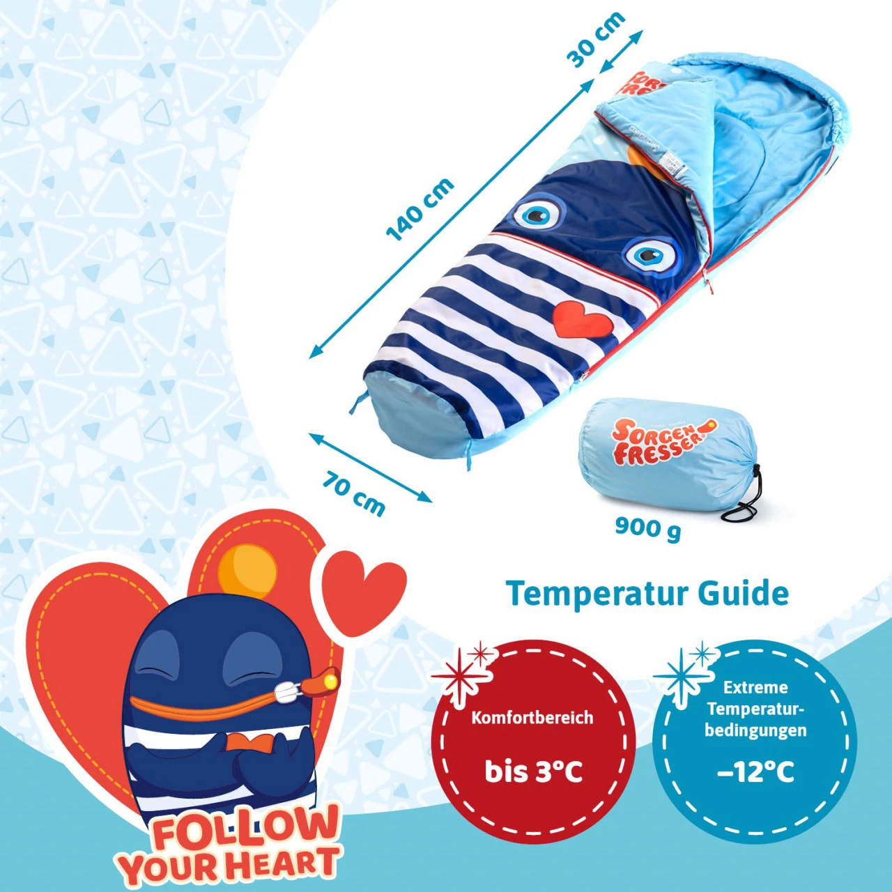 Skandika Kinderschlafsack Sorgenfresser Ping 7 Skandika Kinderschlafsack Sorgenfresser Ping – Bild 7