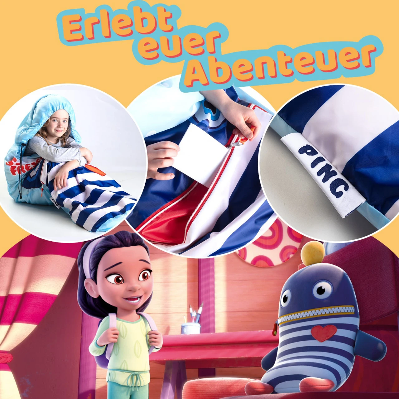 Skandika Kinderschlafsack Sorgenfresser Ping 4 Skandika Kinderschlafsack Sorgenfresser Ping – Bild 4