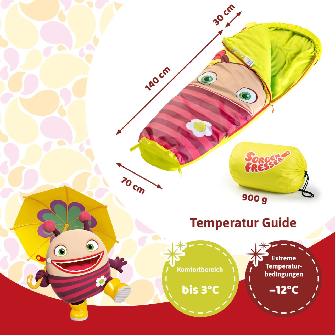 Skandika Kinderschlafsack Sorgenfresser Molly 7 Skandika Kinderschlafsack Sorgenfresser Molly – Bild 7