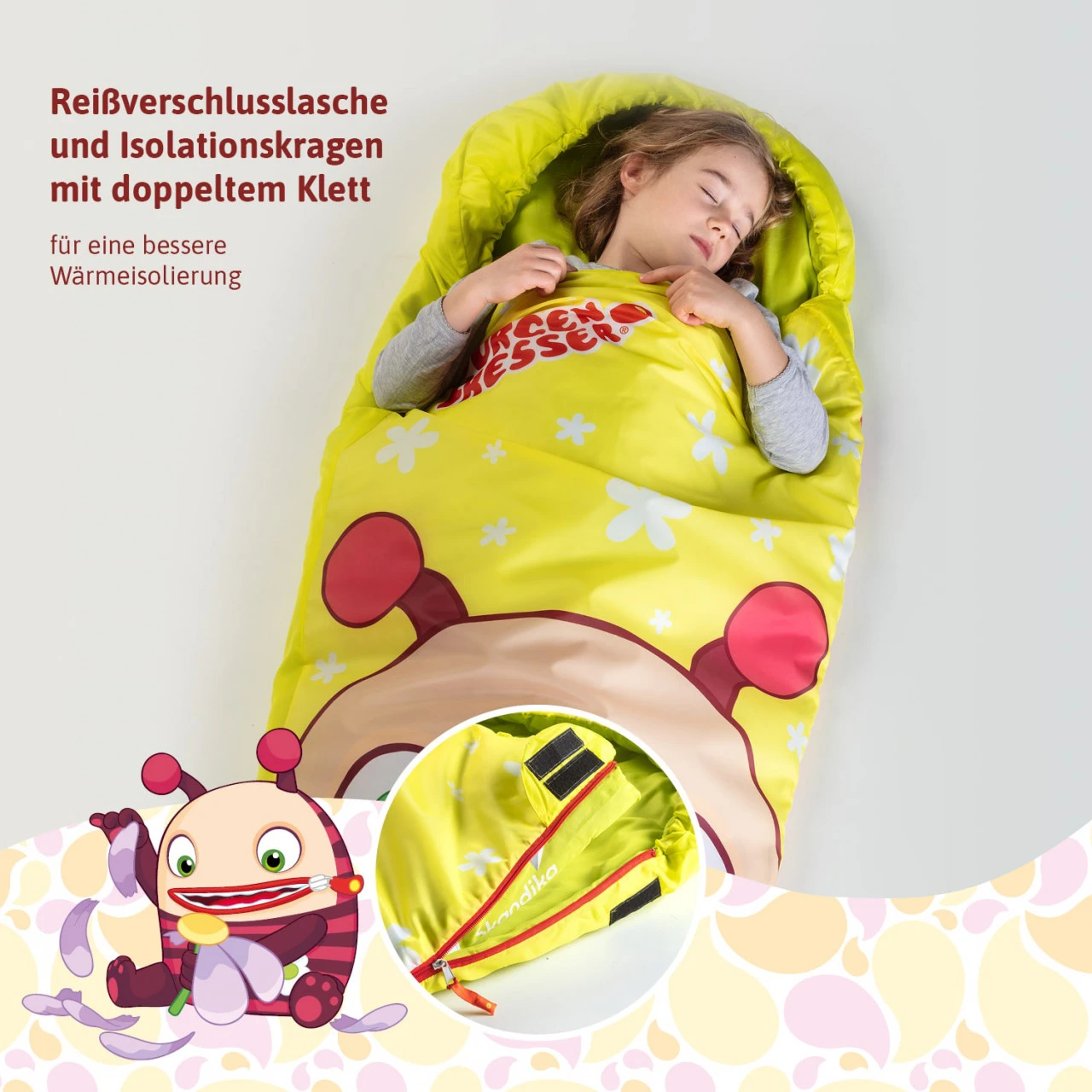 Skandika Kinderschlafsack Sorgenfresser Molly 1 Skandika Kinderschlafsack Sorgenfresser Molly
