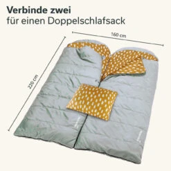 Skandika Deckenschlafsack Dundee, RV Links, Salbei