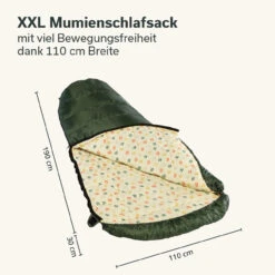 Skandika Mumienschlafsack Vegas, RV Links, D'grün 11 Skandika Mumienschlafsack Vegas, RV Links, D'grün -Skandika DE 16163 01 1280x1280