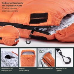 Skandika Mumienschlafsack Vegas, RV Rechts, Cayenn 8 Skandika Mumienschlafsack Vegas, RV Rechts, Cayenn -Skandika DE 16164 04 1280x1280 1