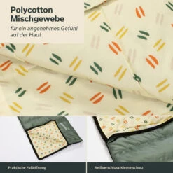 Skandika Deckenschlafsack Iceland, RV Links, Grün 12 Skandika Deckenschlafsack Iceland, RV Links, Grün -Skandika DE 16171 03 1280x1280