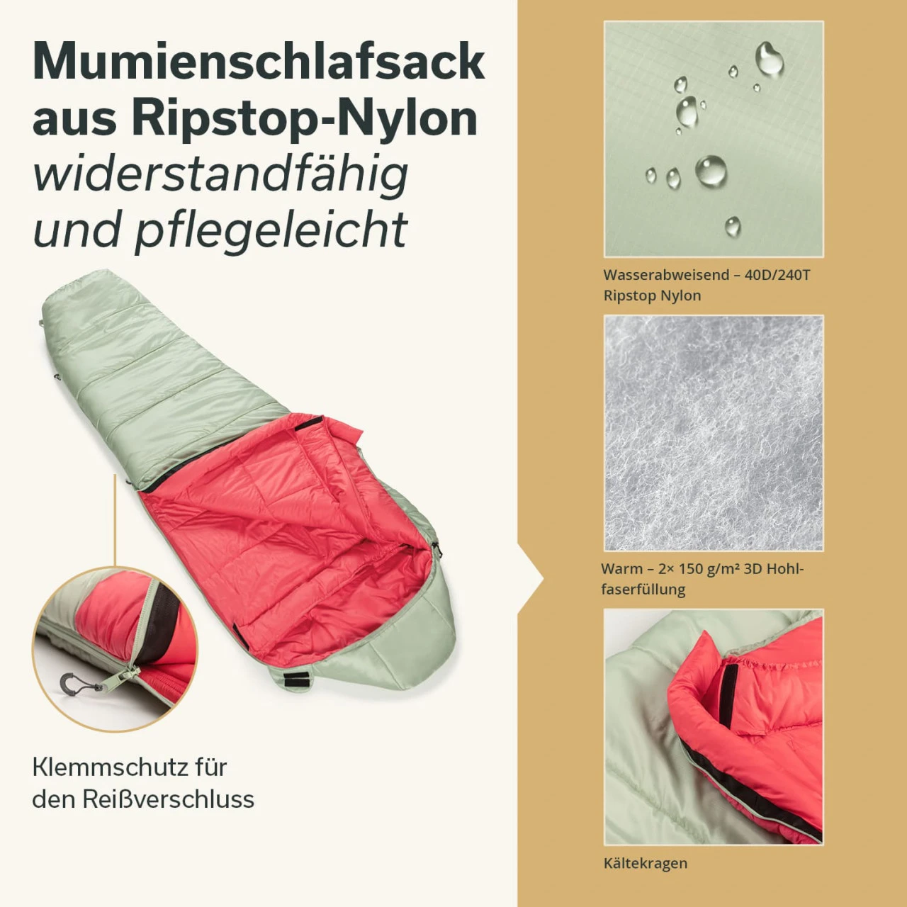 Skandika Mumienschlafsack Gjora 5 Skandika Mumienschlafsack Gjora – Bild 5
