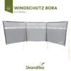 Skandika Windschutz Bora 450 Cm