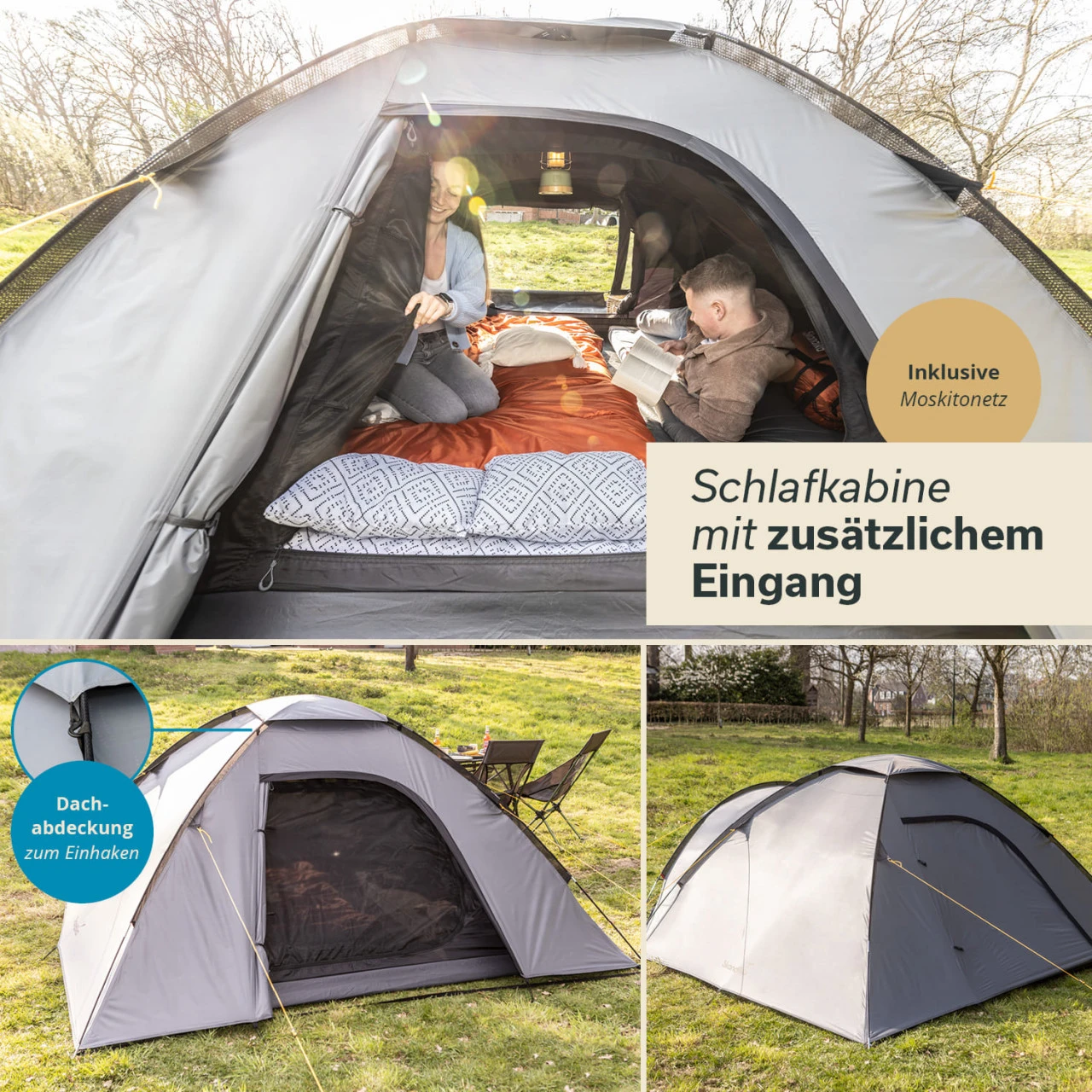 Skandika Kuppelzelt Dale 4 Sleeper