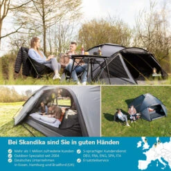 Skandika Kuppelzelt Dale 3 Sleeper -Skandika DE 16534 06 1280x1280