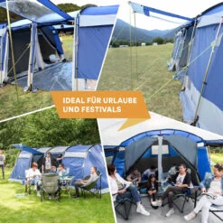 Skandika Tunnelzelt Montana Für 8 Personen, Blau -Skandika DE 1937 02 1280x1280