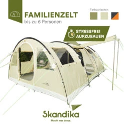 Skandika Tunnelzelt Gotland Für 6 Personen