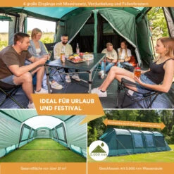 Skandika Tunnelzelt Montana Für 8 Personen, Grün -Skandika DE 1977 02 1280x1280