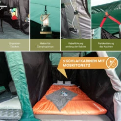 Skandika Tunnelzelt Montana Für 8 Personen, Grün -Skandika DE 1977 04 1280x1280