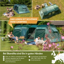 Skandika Tunnelzelt Montana Für 8 Personen, Grün -Skandika DE 1977 07 1280x1280