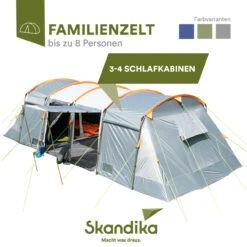 Skandika Tunnelzelt Montana 8 Personen, Grau 17 Skandika Tunnelzelt Montana 8 Personen, Grau -Skandika DE 2012 01 1280x1280