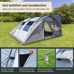 Skandika Tunnelzelt Egersund 7 Plus Sleeper -Skandika DE 2034 03 1280x1280