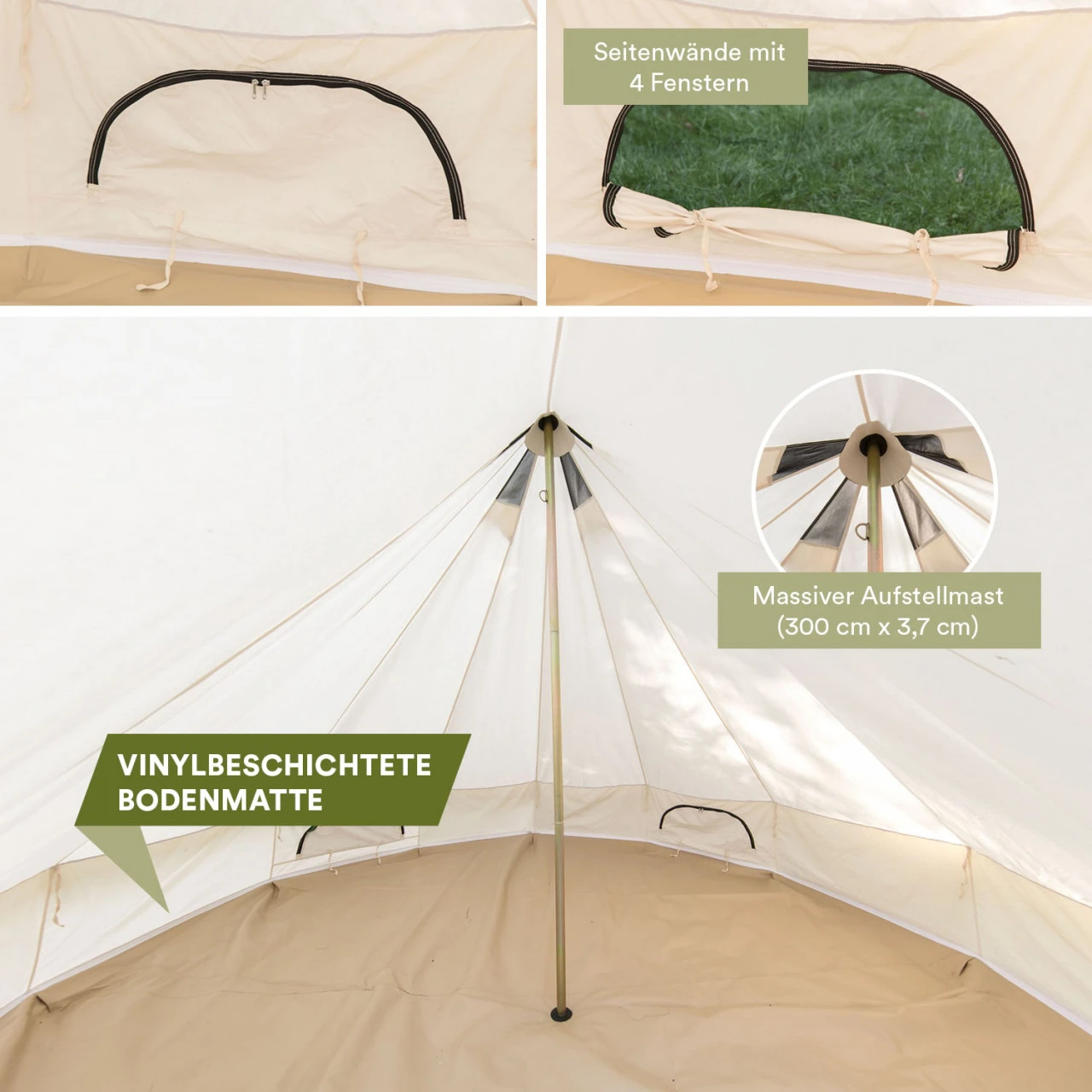 Skandika Tipii 500 Canvas Für 10 Personen