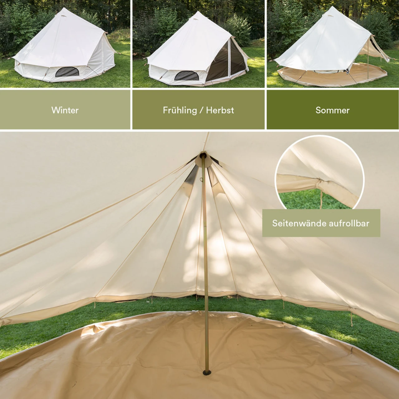 Skandika Tipii 500 Canvas Für 10 Personen 7 Skandika Tipii 500 Canvas Für 10 Personen – Bild 7