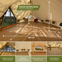 Skandika Tipi Freya 100 % Baumwolle 12 Personen -Skandika DE 3514 03 1280x1280