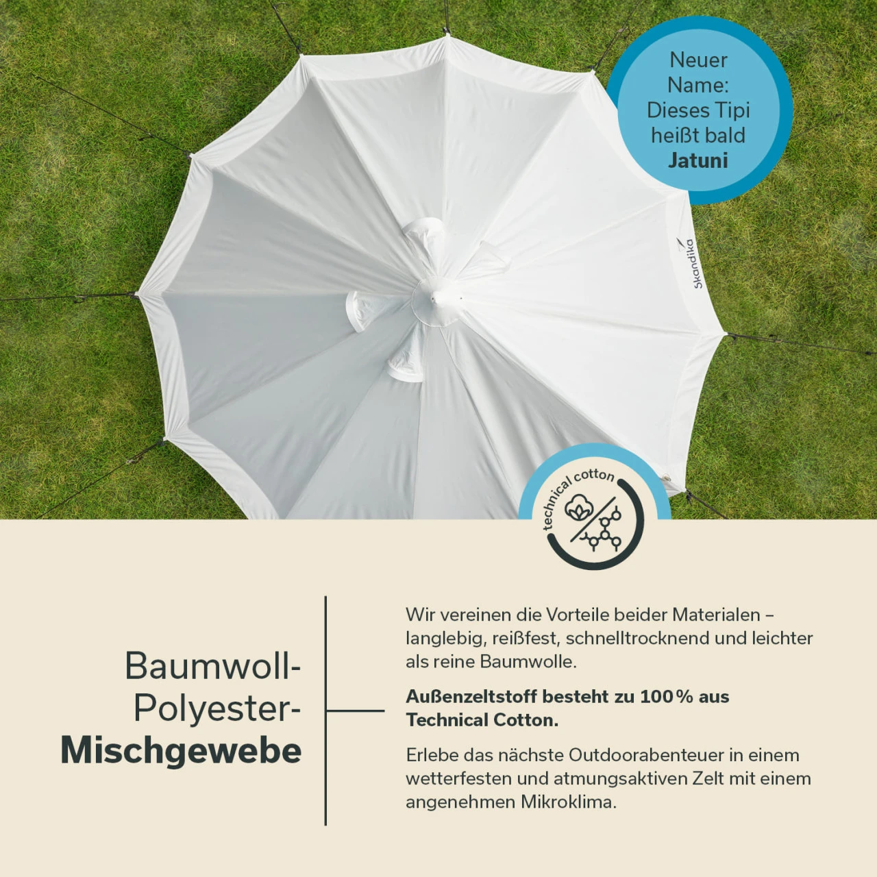 Skandika Tipii 300 Technical Cotton 4 Skandika Tipii 300 Technical Cotton – Bild 4