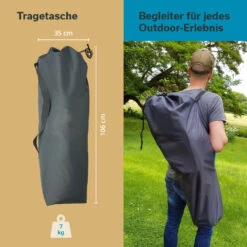 Skandika Campingsessel Moonchair XXL, Grau/grün -Skandika DE 3725 05 1280x1280