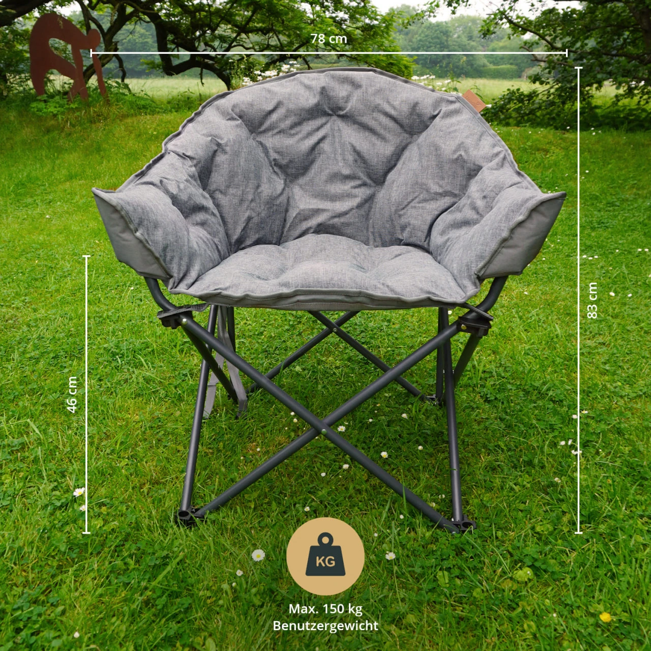 Skandika Moonchair Premium XL 9 Skandika Moonchair Premium XL – Bild 9