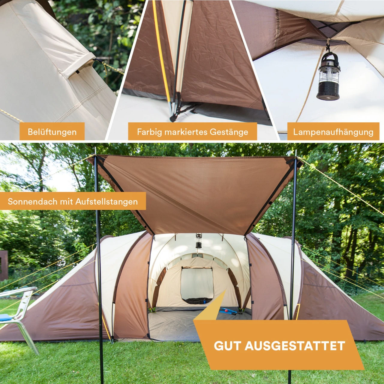 Skandika Kuppelzelt Daytona Für 6 Personen 6 Skandika Kuppelzelt Daytona Für 6 Personen – Bild 6