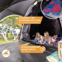 Skandika Kuppelzelt Vaasa Für 4 Personen -Skandika DE 5007 04 1280x1280