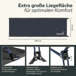 Skandika Campingbett Tieva