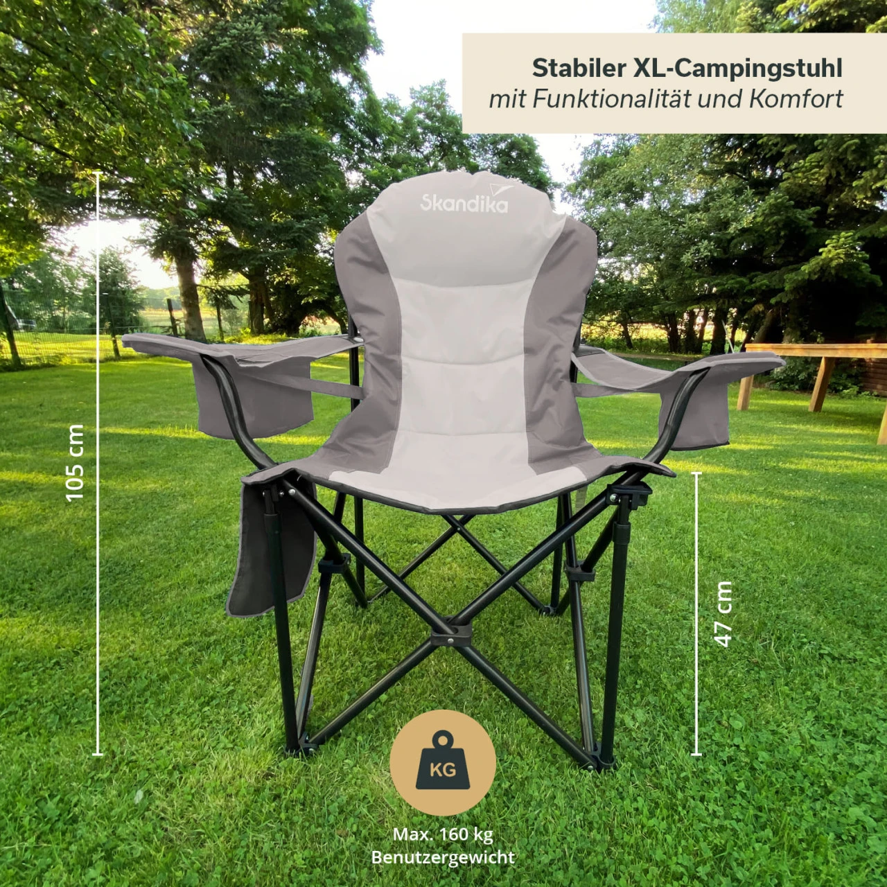 Skandika Campingstuhl Relax Comfort 6 Skandika Campingstuhl Relax Comfort – Bild 6