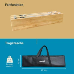 Skandika Campingtisch Tolja Aus Bambus (65×50×65 Cm) -Skandika DE 70092 05 1280x1280