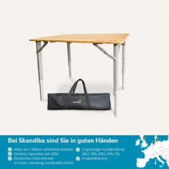 Skandika Campingtisch Tolja Aus Bambus (65×50×65 Cm) -Skandika DE 70092 06 1280x1280