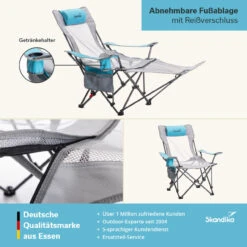 Skandika Campingstuhl Toras Mit Fußablage -Skandika DE 70301 02 1280x1280