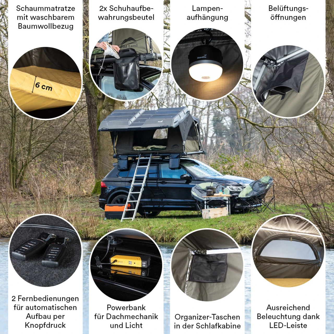 Skandika Dachzelt Wildland 1 Skandika Dachzelt Wildland