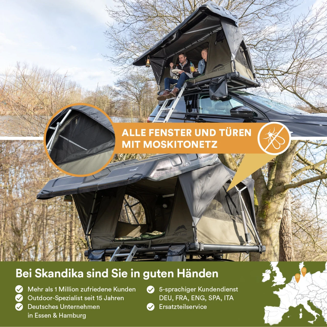 Skandika Dachzelt Wildland 7 Skandika Dachzelt Wildland – Bild 7