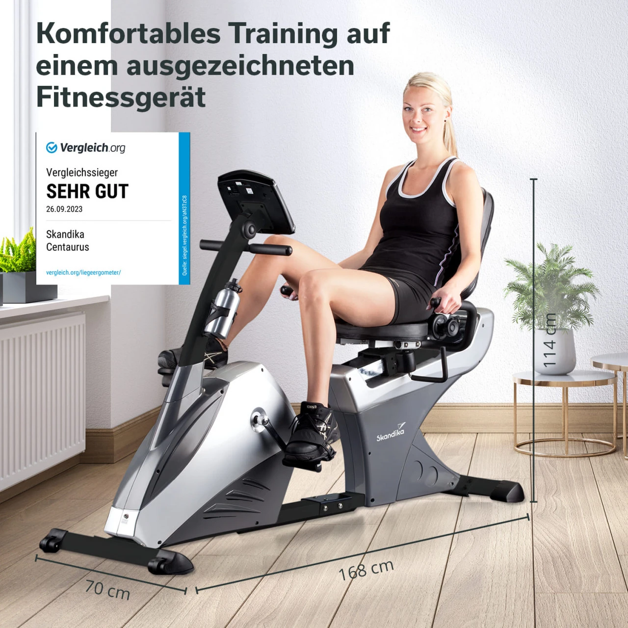 Skandika Liegeergometer Centaurus Mit Matte 9 Skandika Liegeergometer Centaurus Mit Matte – Bild 9