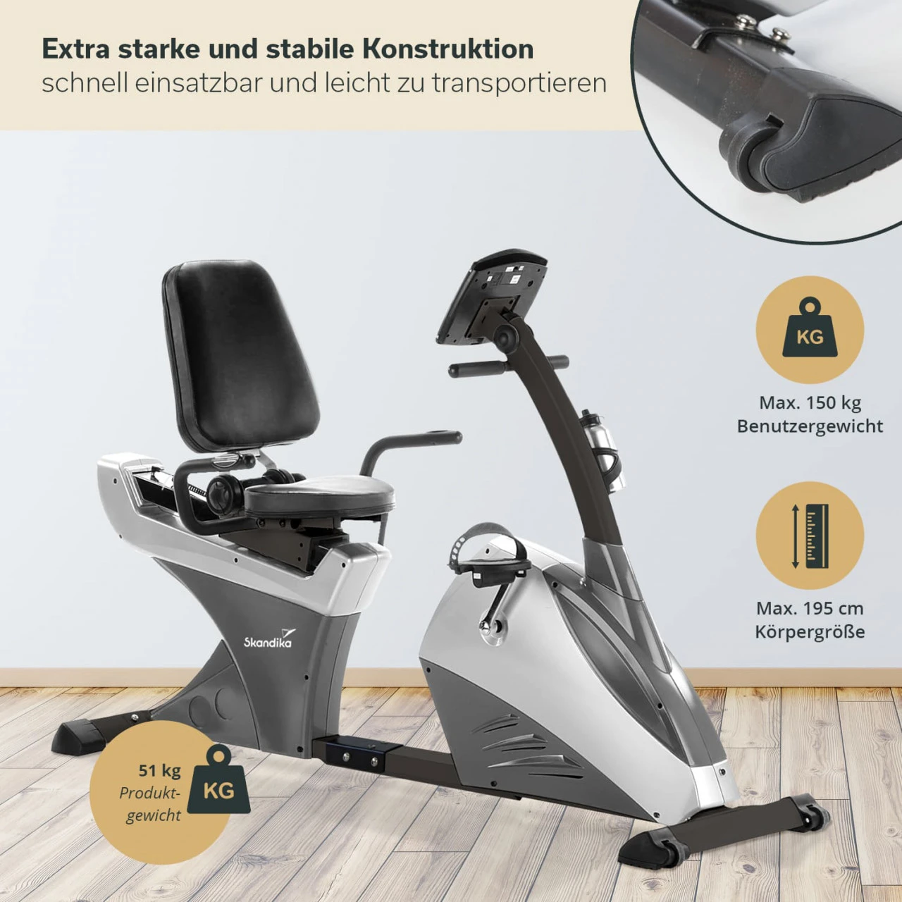 Skandika Liegeergometer Centaurus Mit Matte 7 Skandika Liegeergometer Centaurus Mit Matte – Bild 7