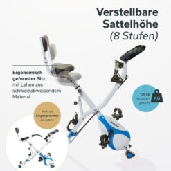 Skandika F-Bike Foldaway X-3000, Weiß/blau 10 Skandika F-Bike Foldaway X-3000, Weiß/blau -Skandika DE SF 2125 05 1280x1280