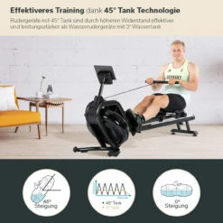 Skandika Wasserrudergerät Nemo IV + Widerstandsbänder-Set -Skandika DE SF 2370 SET2 05 1280x1280