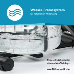 Skandika Wasserrudergerät Nemo III + Widerstandsbänder-Set -Skandika DE SF 2381 SET 02 1280x1280