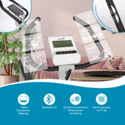 Skandika Ergometer Elskling, Weiß -Skandika DE SF 2460 H 04 1280x1280