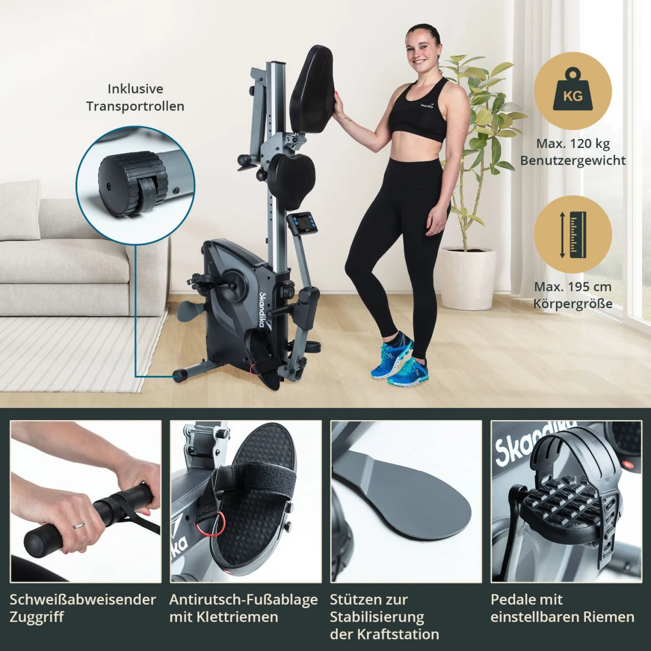 Skandika 3-in-1 Multi Gym Vinur 6 Skandika 3-in-1 Multi Gym Vinur – Bild 6